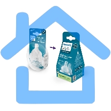 Соска для бутылочки Philips Anti-colic 3+ мес., 2 шт.