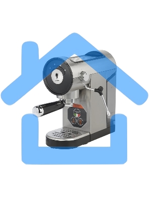 Кофеварка рожковая LEONORD LE-1749 (108134) черный/стальной, исп. кофе - молотый, 0,8 л, 1360 Вт, 20 бар