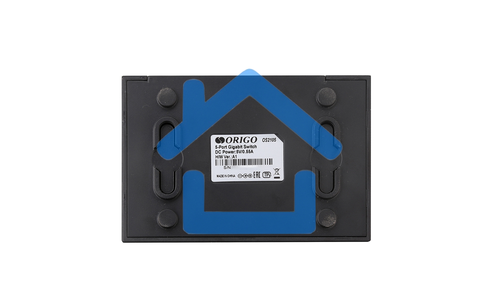 Неуправляемый коммутатор ORIGO OS2105/A1A 5x1000Base-T, корпус пластик