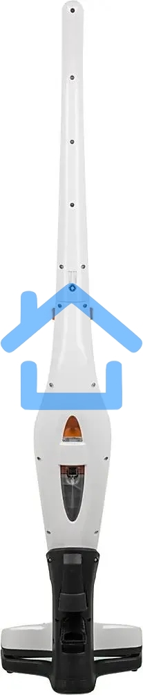 Пылесос вертикальный/ручной Mystery MVC-1118 белый/оранжевый, питание от аккумулятора, 300 Вт, уборка сухая, пылесборник 0.5 л, работа от АКБ max 30 мин