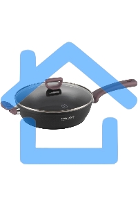 Сотейник Rondell Fest RDA-1526 d=28см (с крышкой) черный