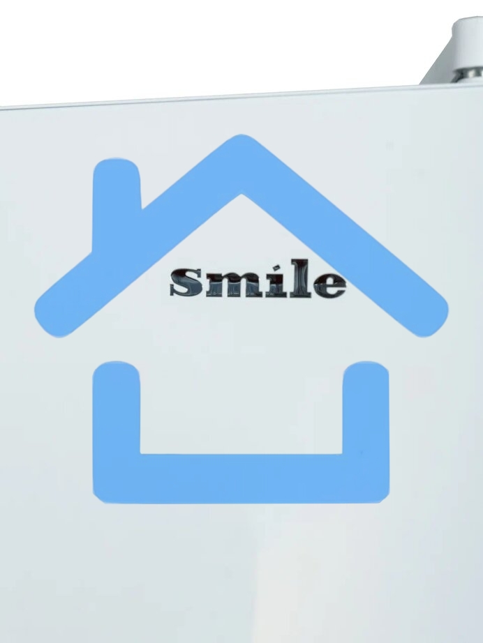 Холодильник Smile SRF348WH белый двухкамерный 215/95 л морозилка снизу, No Frost