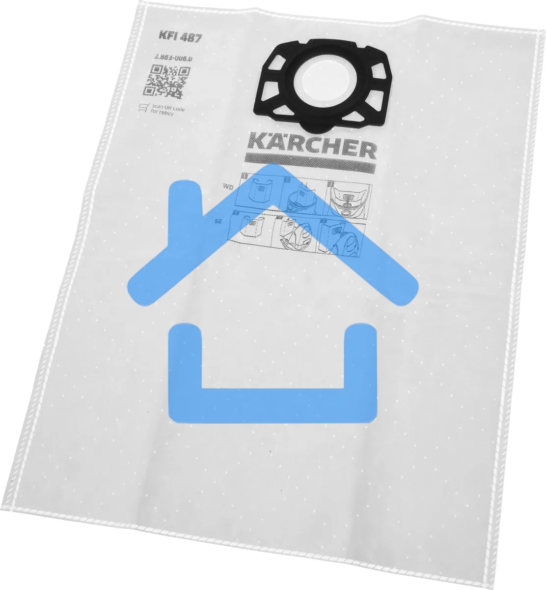 Строительный пылесос Karcher WD 5 V-25/5/22 желтый, 1100 Вт, уборка сухая/сбор воды, пылесборник мешок/контейнер, 25 л