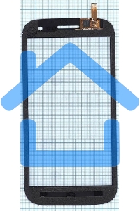 Сенсорное стекло (тачскрин) для Micromax Canvas HD A116, черное