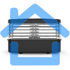 Сушилка для овощей и фруктов Blackton Bt FD1112 Black, Мощность 240 Вт, Регулировка температуры 35-70 °С, Таймер 1-72 часа