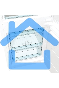 Встраиваемый холодильник Gorenje NRKI418FA0 белый, двухкамерный, 180/68 л., морозилка снизу, No Frost