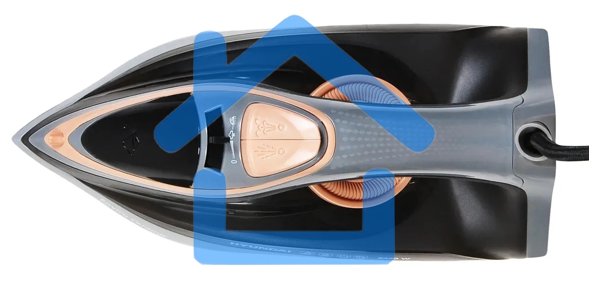 Утюг Hyundai H-SI01671 2400Вт голубой