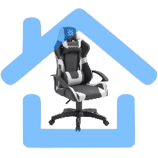 Кресло игровое Defender IBIS белый/серый