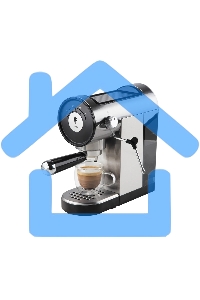 Кофеварка рожковая LEONORD LE-1749 (108134) черный/стальной, исп. кофе - молотый, 0,8 л, 1360 Вт, 20 бар