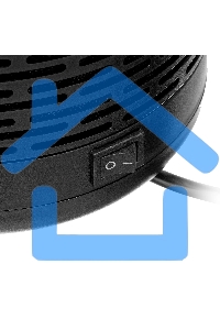 Тепловентилятор керамический Denzel DTFC-2000X, 1000/2000 Вт, 20 м2, 3 режима, пульт, Wi-Fi, термостат