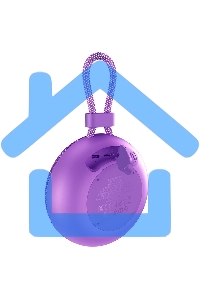 Портативная колонка круглая HOCO BS60 фиолетовый