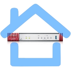 Межсетевой экран Zyxel USG FLEX 100HP, 1xRJ-45: 1G PoE+ (LAN/WAN), 7xRJ-45: 1G (LAN/WAN), 1xUSB3.0 **