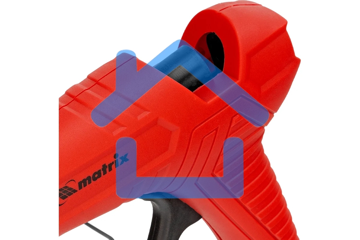 Клеевой пистолет Matrix, 11 мм, 25 (80) Вт, 16 г/мин