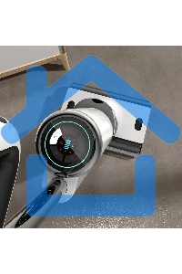 Пылесос моющий Deerma DEM-VX910W белый/черный, питание от аккумулятора, 230 Вт, уборка влажная/сухая, пылесборник 0.7 л, работа от АКБ max - 45 мин