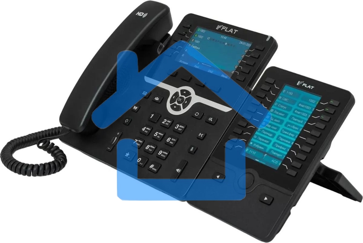 Телефон IP Флат Flat-Phone-B10 черный