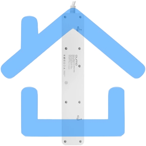 Сетевой фильтр QUMO Power Bar 5SP4U (P-0005), белый