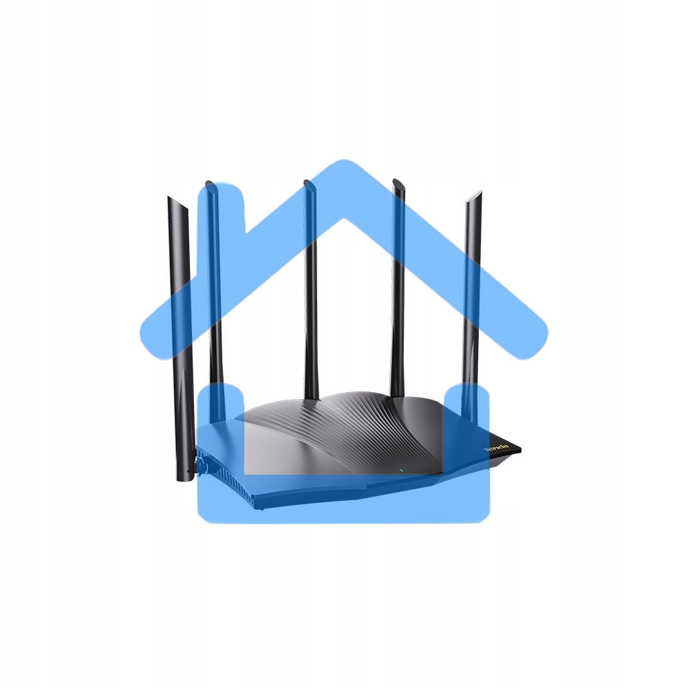Двухдиапазонный гигабитный Wi-Fi 6 роутер Tenda TX12 Pro AX3000, до 574 Мбит/с на 2,4 ГГц + до 2402 Мбит/с на 5 ГГц