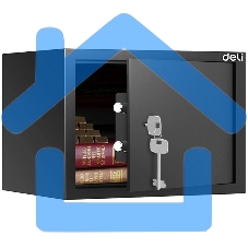 Сейф Deli Srock ET562 250x350x250мм ключевой