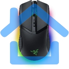 Мышь беспроводная/проводная Razer Cobra Pro черный, 30000 dpi, радиоканал, Bluetooth, USB, кнопки - 8