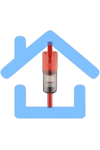 Вертикальный пылесос HOMESTAR HS-1027 красный (105873)