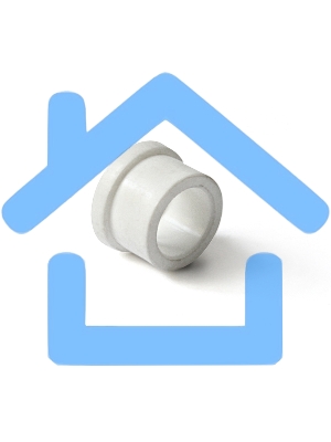 Бурт 25 под фланец полипропиленовый PPR белый PRO AQUA