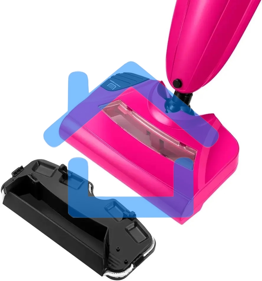 Швабра паровая Kitfort КТ-3940 1500Вт розовый/черный