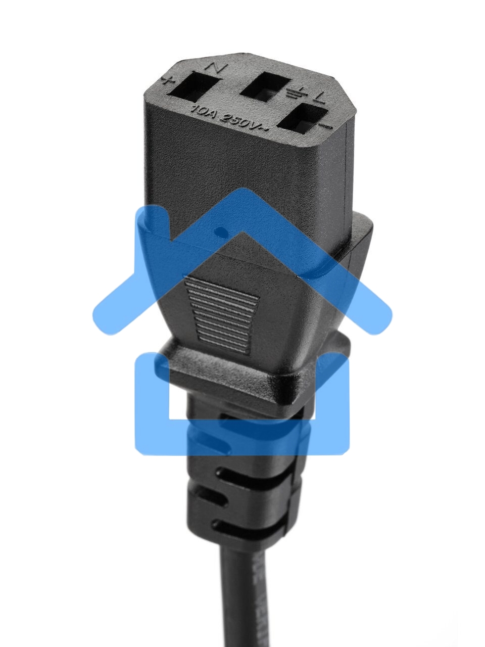 Кабель компьютер-розетка Aopen 1.8метра 220V (EURO) VDE 3G*0,5mm2 QUST ACE021-1.8M