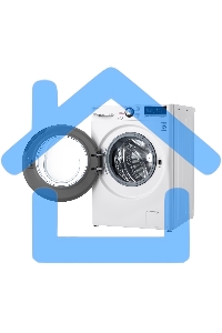 Стиральная машина LG TW4V3RS6W белый, загрузка фронтальная 10,5 кг, 1400 об/мин., класс: А