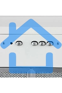 Вытяжка встраиваемая Elikor Flat 72П-650-К3Д белый, 72 см, 650 куб. м/ч, 56 дБ