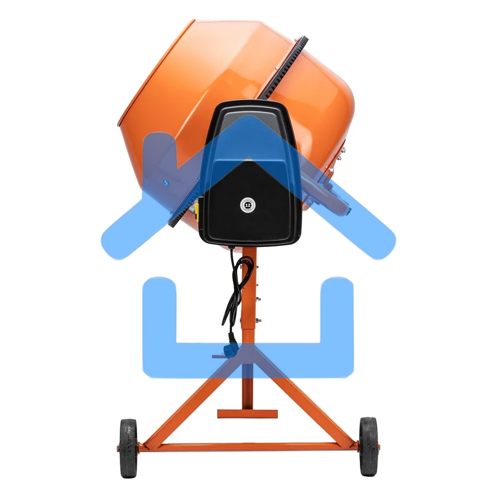 Бетоносмеситель Сибртех БСН-180П 700 Вт, 180 л, полиамидный венец, 23 об/мин