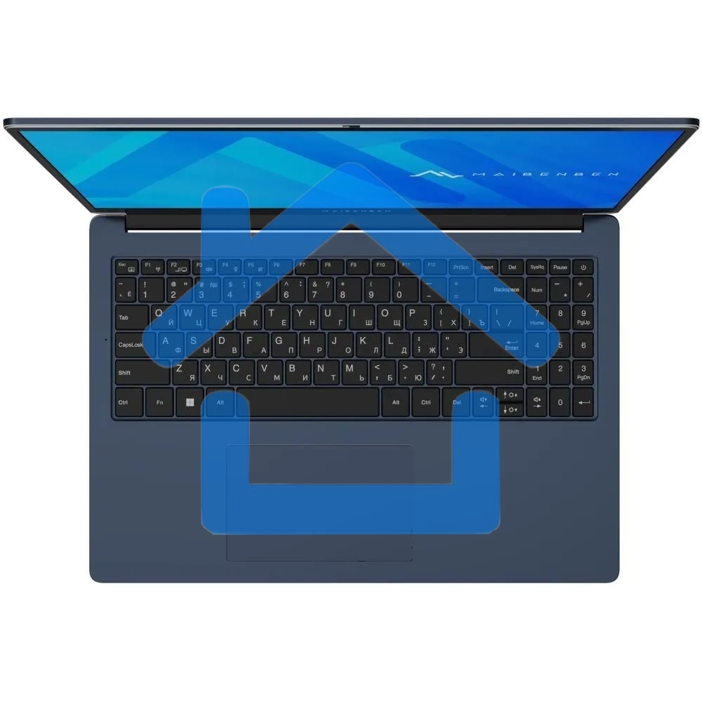 Ноутбук Maibenben M645 M6451SF0LURE0 синий AMD Ryzen 5 4600H 3000MHz/16
