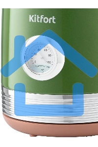 Чайник электрический Kitfort KT-6110 1.7л. 2200Вт зеленый (корпус: нержавеющая сталь)