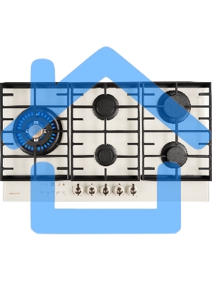 Газовая варочная панель HIBERG VM 9155 Y, бежевый