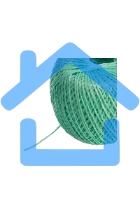 Шпагат полипропиленовый Сибртех 93984 1200 текс, 1,7 мм, L 400 м, Россия, зеленый