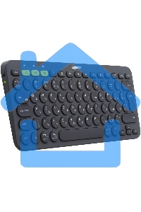 Клавиатура Logitech K380 беспроводная, Bluetooth, темно-серый