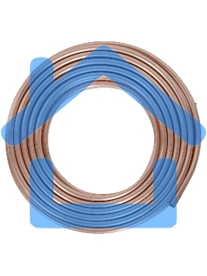 Труба, медная Ballu Olympic 15,88х0,75х15000 (5/8), бухта