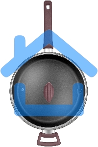 Сотейник Rondell Fest RDA-1526 d=28см (с крышкой) черный