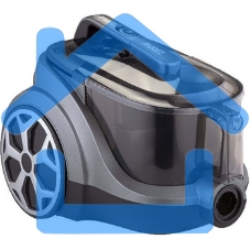 Пылесос Kraft KF-KVC2306 серебристый, 400/2300 Вт, уборка сухая, пылесборник контейнер, 2.5 л