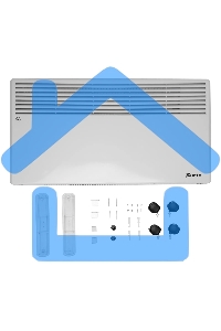 Конвектор электрический MTX CH-2000, белый, 2000 Вт, 25 м2, термостат