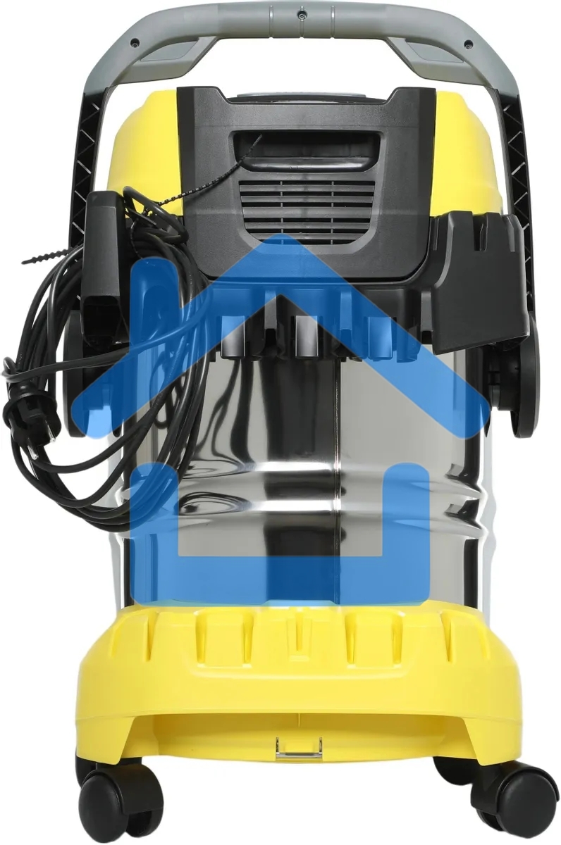 Строительный пылесос Karcher WD 5 S V-25/5/22 желтый, 1100 Вт, уборка сухая/сбор воды, пылесборник мешок/контейнер, 25 л
