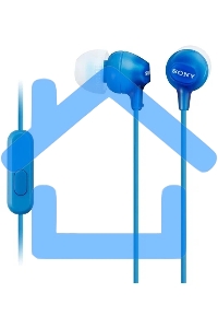 Наушники Sony MDR-EX14AP синий