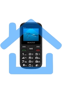 Мобильный телефон Maxvi B201 черный