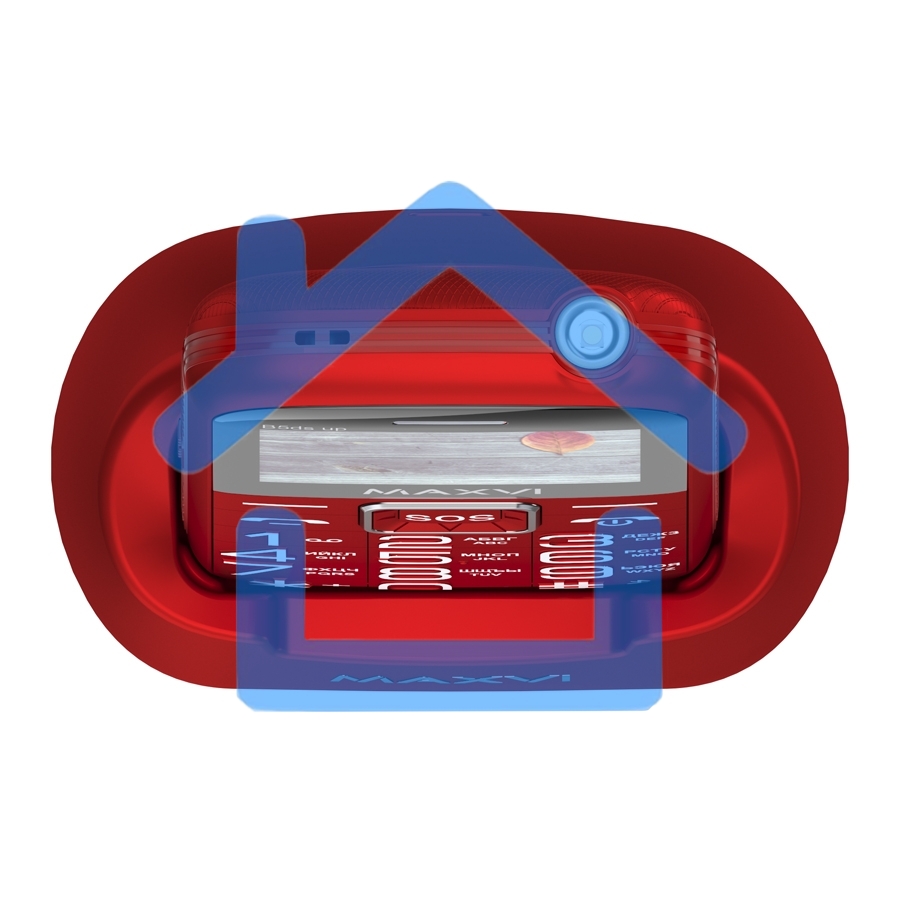 Мобильный телефон Maxvi B5ds up red. 