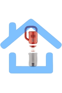 Вертикальный пылесос HOMESTAR HS-1027 красный (105873)