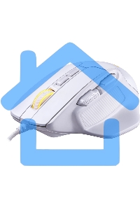 Мышь проводная REDRAGON Bullseye белый, 12400 dpi, USB, кнопки - 8