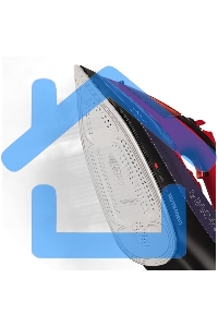 Утюг Redmond RI-C283 2400Вт красный/черный