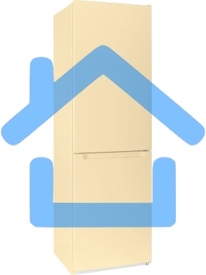 Холодильник Nordfrost NRB 152 E бежевый двухкамерный 205/115 л морозилка снизу