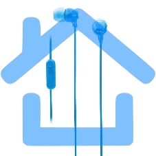 Наушники Sony MDR-EX14AP синий