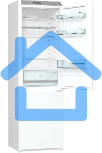 Встраиваемый холодильник Gorenje NRKI418FA0 белый, двухкамерный, 180/68 л., морозилка снизу, No Frost