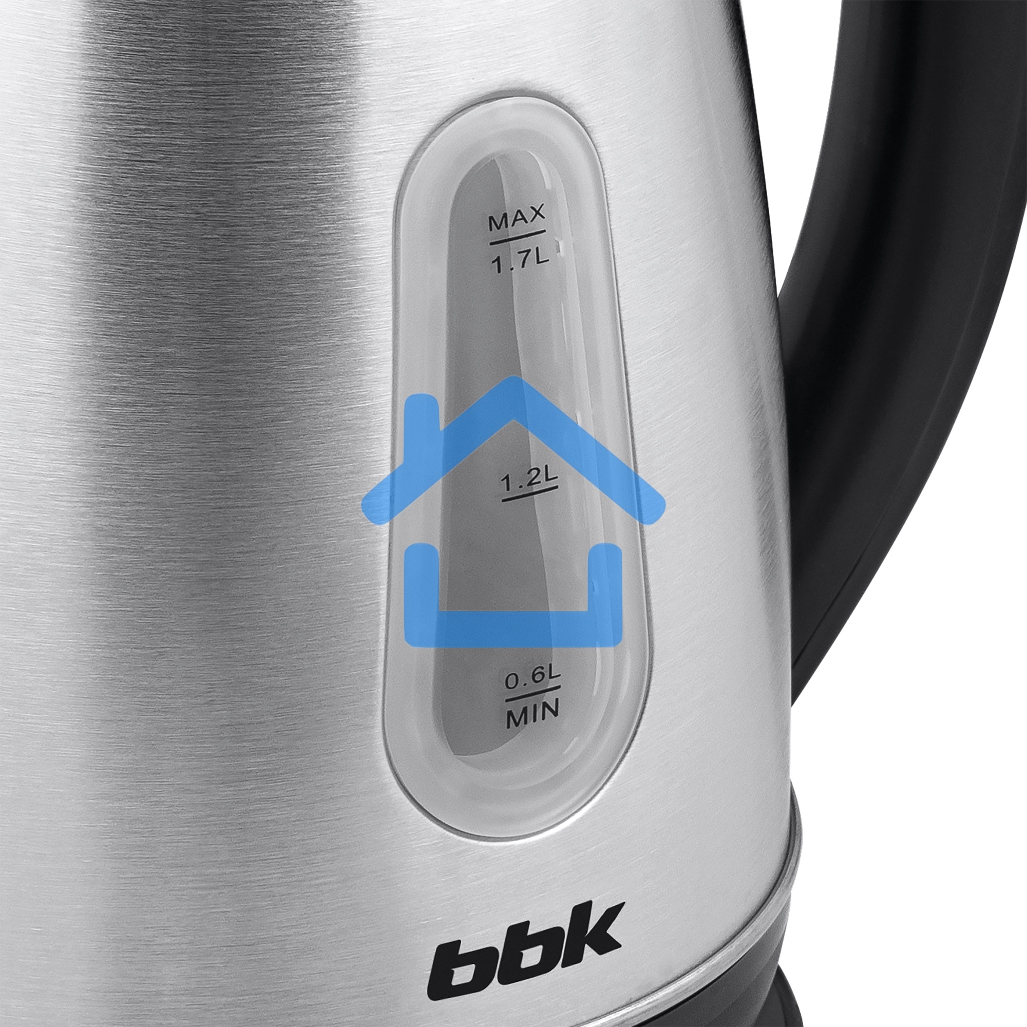 Чайник электрический BBK EK1761S нержавеющая сталь/черный